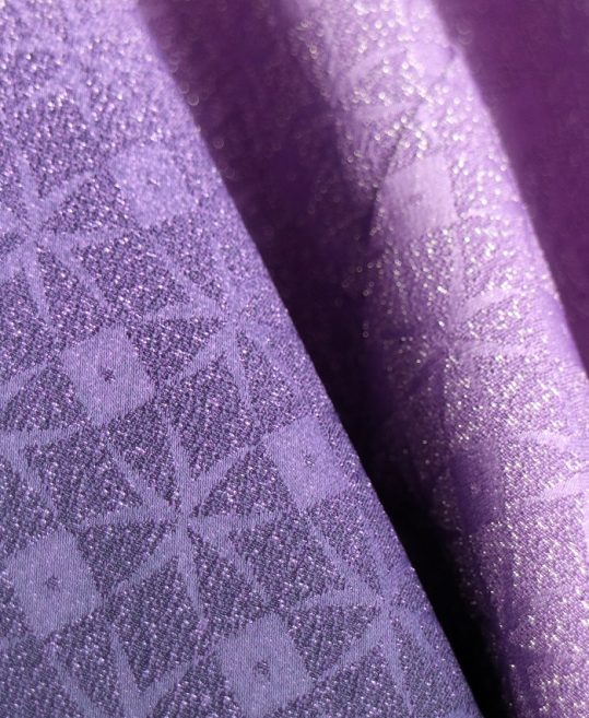 紋付袴レンタル・成人式・結婚式・卒業式|紫グラデーションに七宝ラメ[身長170cm対応]No.289